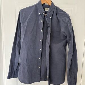 J. Crew Men's Navy Button-Down Shirt